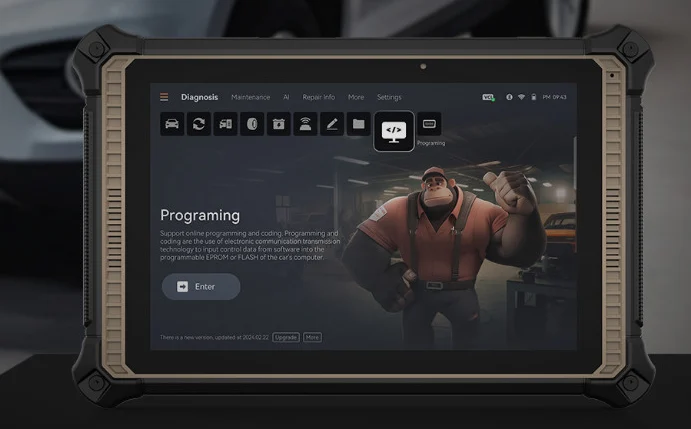 ThinkTool Expert 391 online programming and coding screen