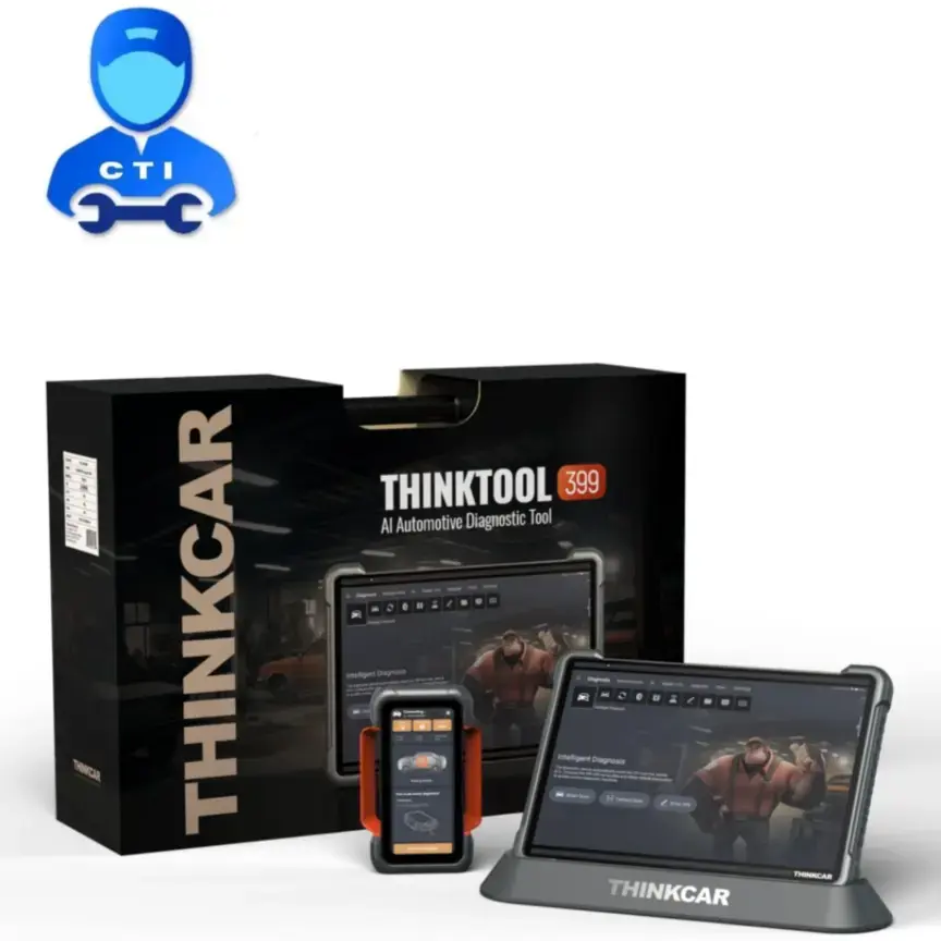 ThinkCar ThinkTool Expert 399 with ThinkLink Pro VCI — TCOS, dual video remote diagnostics