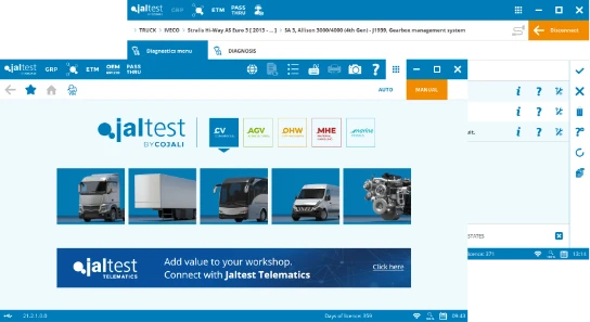Jaltest CV — Jaltest diagnostics suite
