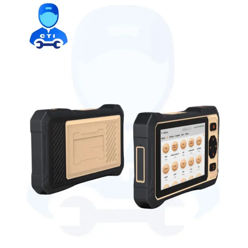 ThinkCar ThinkTool Reader 8 tablet front and back view with protective frame and 8MP camera
