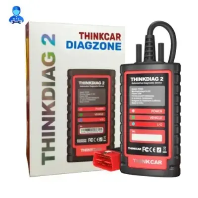Thinkdiag 2 Diagzone retail box and device